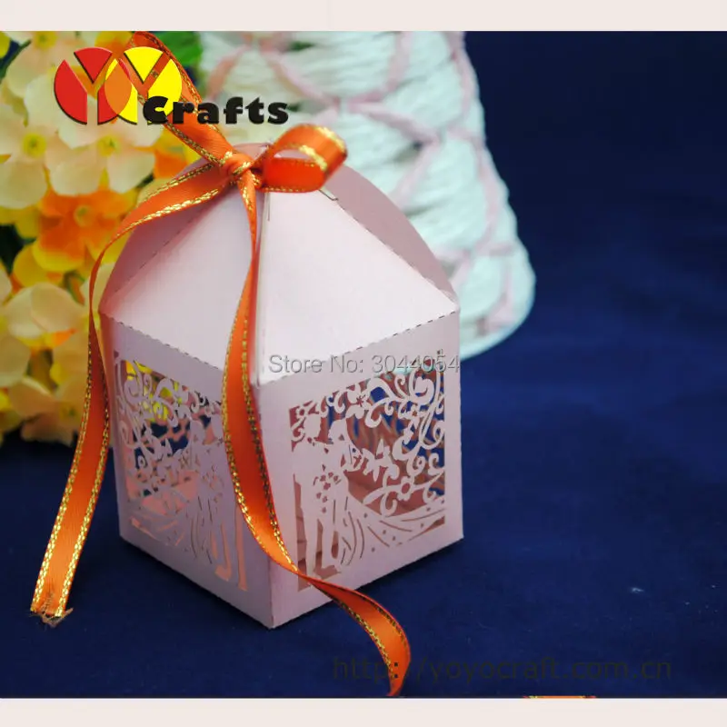 

Customize wedding invitation card box free logo wedding and party favor wedding souvenir box fancy candy box
