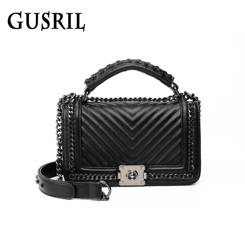 

Fashion New Chain Package 2017 Spring and Summer Trend of Women Bag Korean Version of the Simple Shoulder Messenger Bag