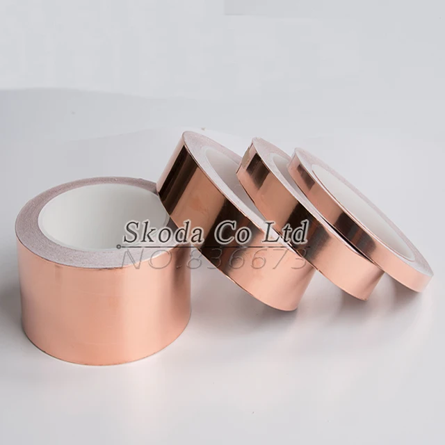 Special Offers 5~25 mm*30M copper foil tape for Electromagnetic shielding phone computer transformers Special Offers 5~25 mm*30M copper foil tape for Electromagnetic shielding phone computer transformers