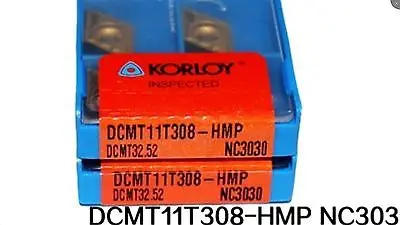 

2PCS NEW in box KOR+ DCMT11T308-HMP NC3030 DCMT32.52 Carbide Inserts 10PCS/Box