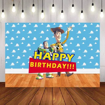

NeoBack Cartoon Toy Story Photography Backdrops Children Birthday Party Studio Background Customize Backgrounds for Photo Studio