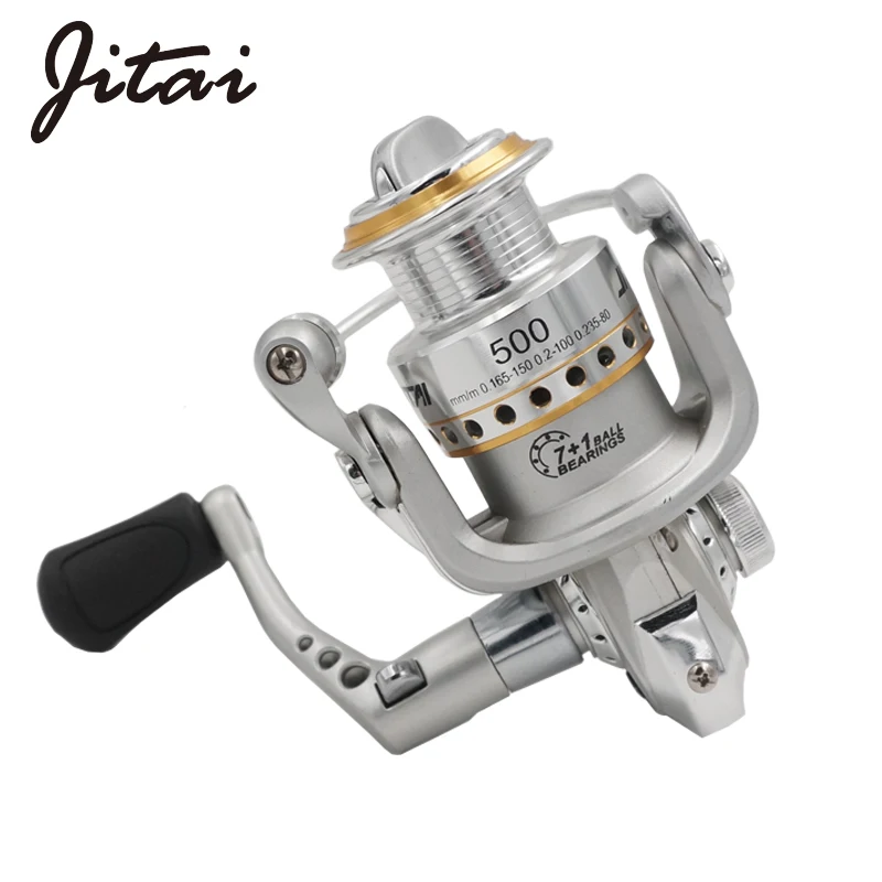 Катушки для спиннинга JITAI 7 + 1BB серия 500 ультралегкие мягкие мини катушки