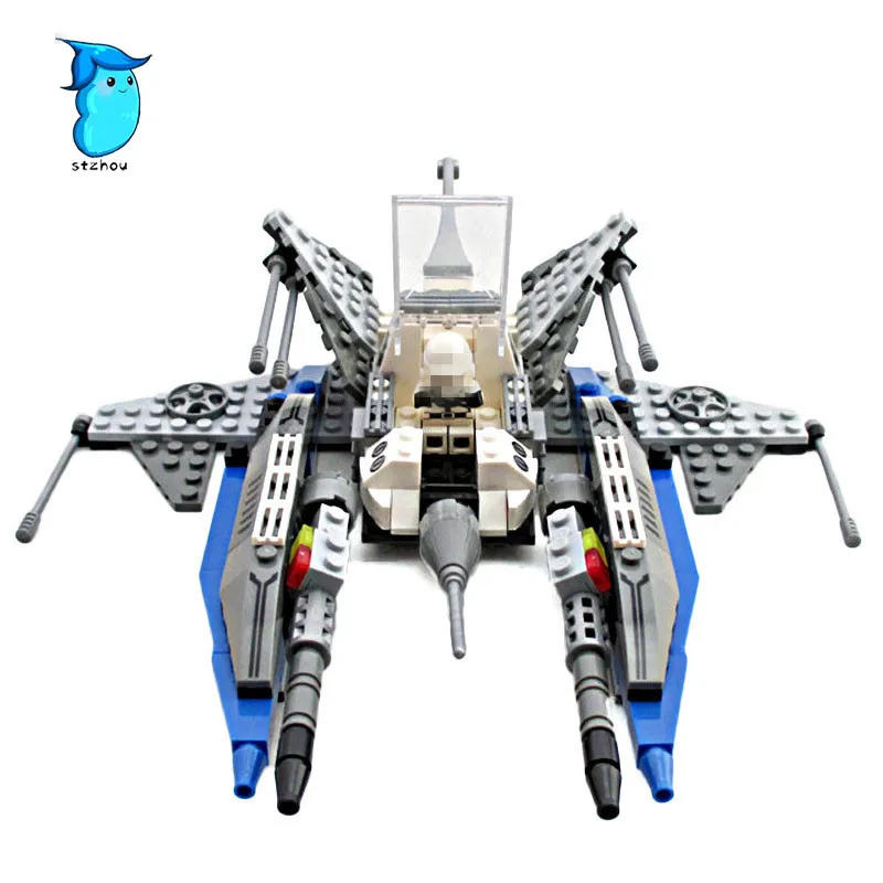

Model building kits compatible with legos city outer space ship 3D blocks Educational model building toys hobbies for children