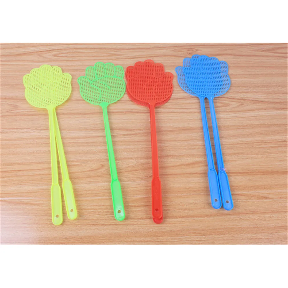 

1 pcs Plastic Pest Control Mosquito Bug Hand Pattern Fly Swatter Flyswatter Killer Tools Pest Reject Insect Killer Swatters