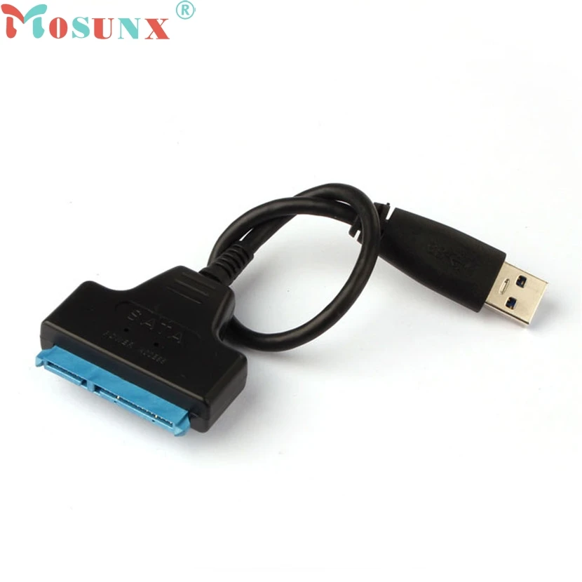 Кабель-адаптер Mosunx с USB 3 0 на SATA 22 Pin 2 5 дюйма UASP для SSD/HDD твердотельных дисков