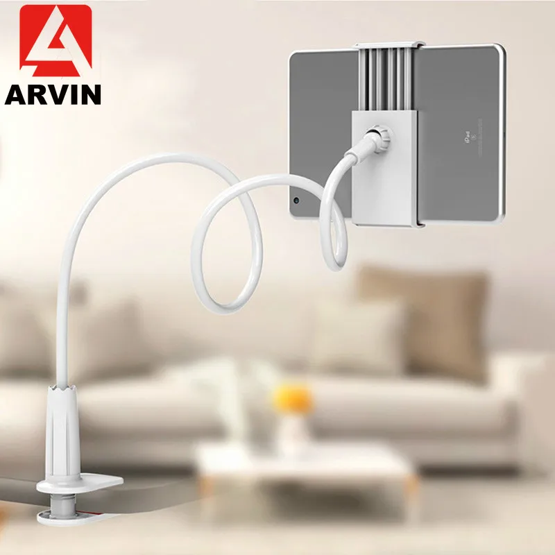 Держатель для телефона Arvin iPad iPhone X универсальная гибкая подставка на длинной