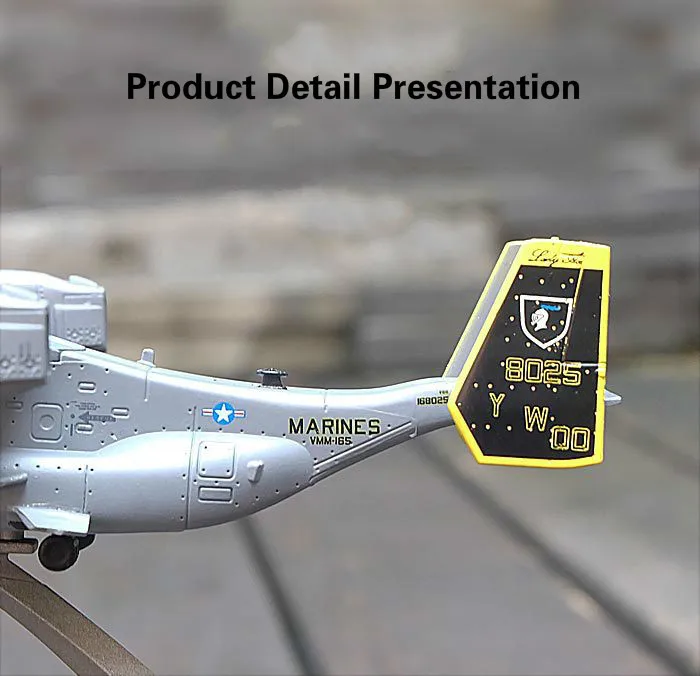 1/144 масштабная литая под давлением модель самолета Boeing Bell V-22 Osprey Modelismo Военный транспортный самолет из сплава игрушки для детей