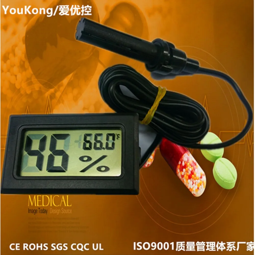 Factory TPM 30 degrees Fahrenheit + humidity miniature thermo