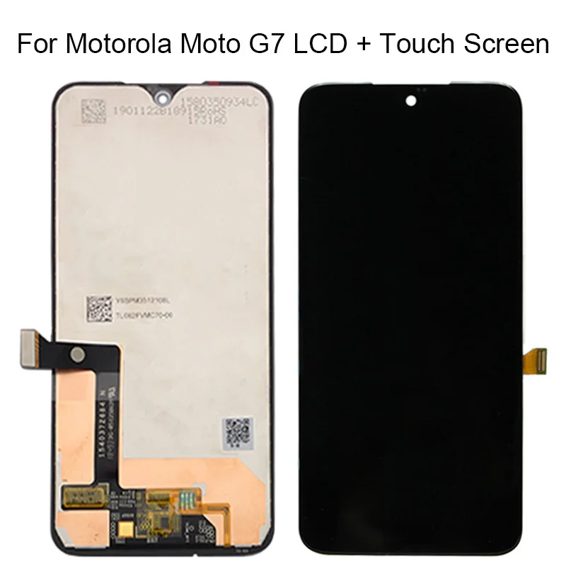 Для Moto G7 ЖК-экран дисплей сенсорный дигитайзер экран Замена для Motorola G6 plus