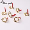 Zinc Alloy Golden Distorted Round Circle Base Earrings Connector Charms 14mm 6pcs/lot For DIY Drop Earrings Making Accessories ► Photo 3/4