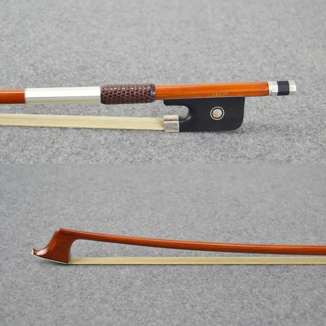 Cheap 4/4 Size Master Pernambuco Wood Material Cello Bow! Premier Quality Unbleached Horse Hair, Free Shipping With a Hard Wood Case