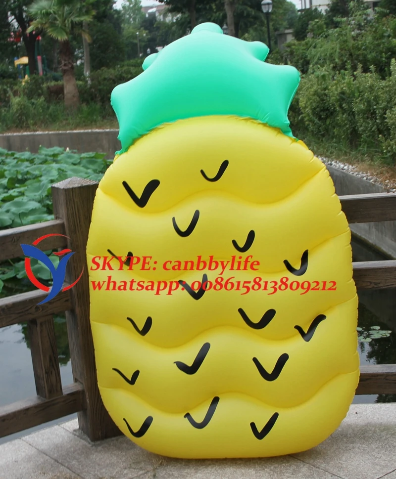 Горячая дешевый надувной ананас для бассейна водный поплавок/ананас для бассейна поплавок/надувной матрас ананаса