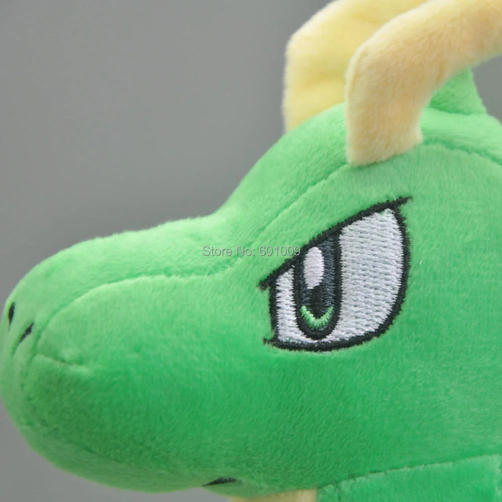 Зеленый блестящий драконит 20 см плюшевые куклы мягкие животные мультфильм куклы розничная торговля