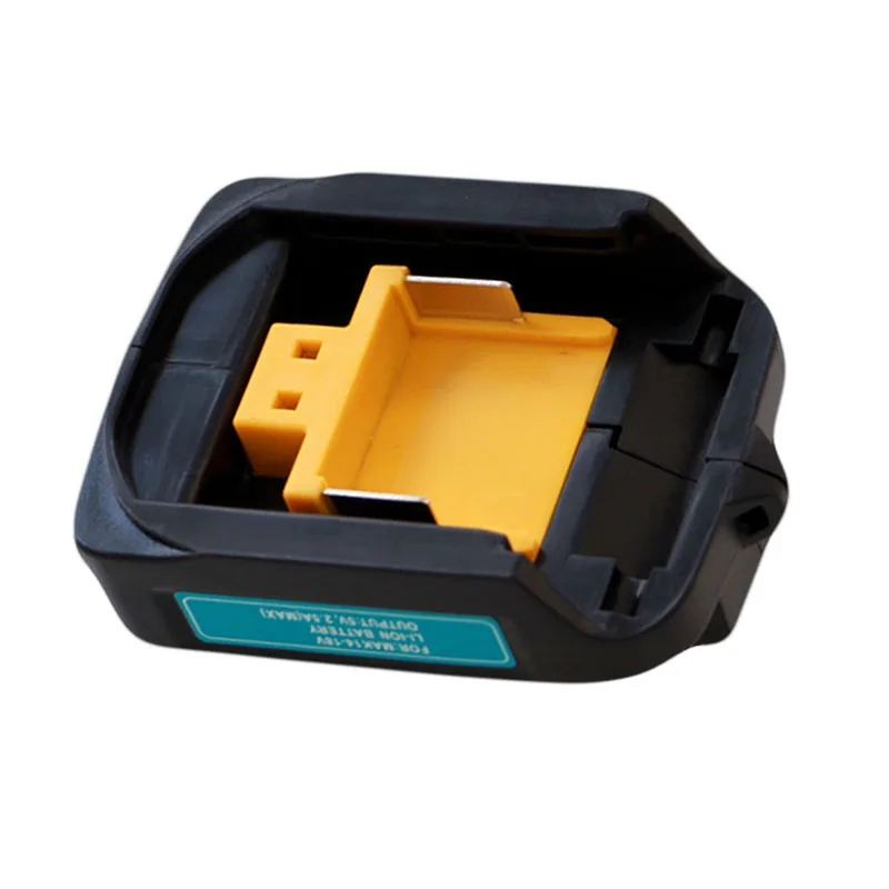 Двойное зарядное устройство для Makita 14,4 в 18 в BL1830 Bl1430 DC18RC DC18RA EU Plug 2 USB порта и 1 шт. USB адаптер для вашего телефона - Цвет: 1pcs USB Adapter