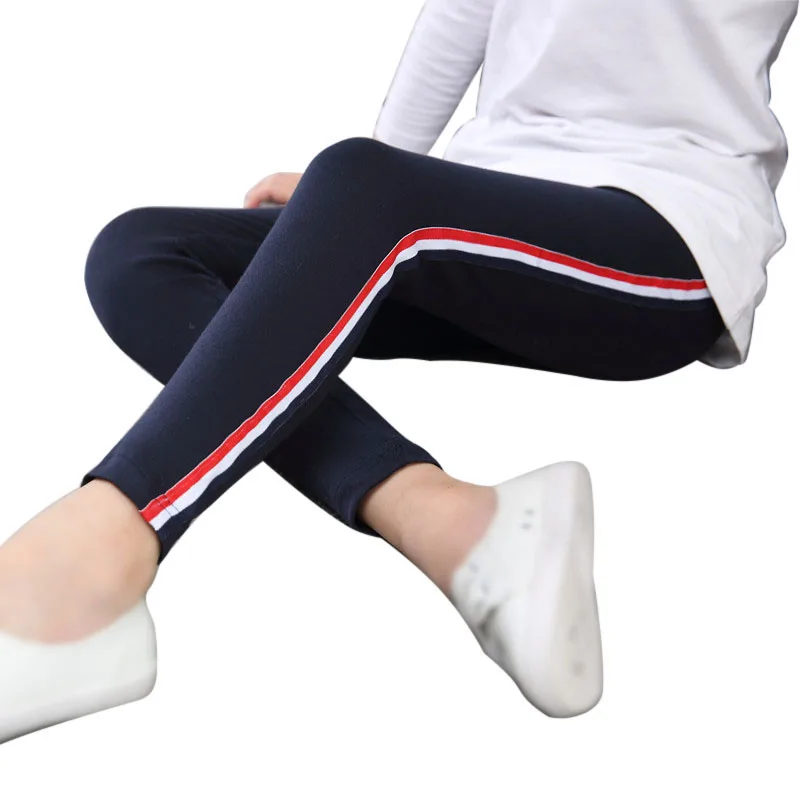 

Fashion Side Striped Pants Kids Leggings Girls Leggings Pants Vertical Trousers Leggins for Girls Children Teens Sports Exercise