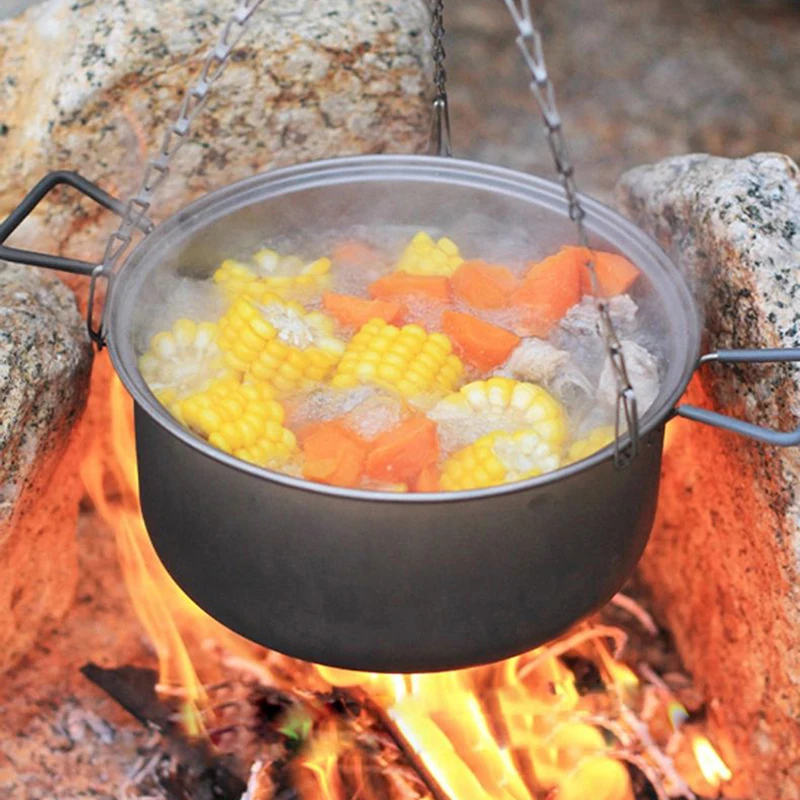 

Keith Titanium Pot Stockpot 2.5L For Outdoor Camping Hiking Traving Hunting Picnic Cookware 350g Ti6018 Christmas Gift w Bag