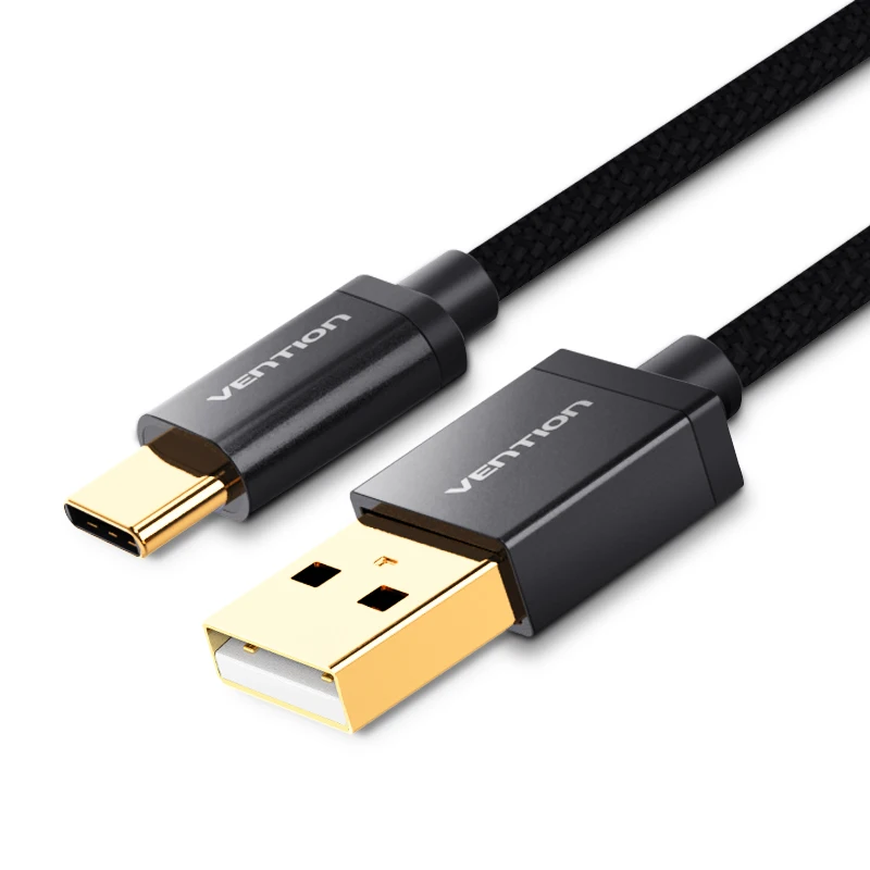 Vención de La 3A USB tipo C rápido de carga tipo-C Cable para Samsung Galaxy S9 S8 Nota 8 Plus xiaomi mi 5 una 6 plus USB-C cable