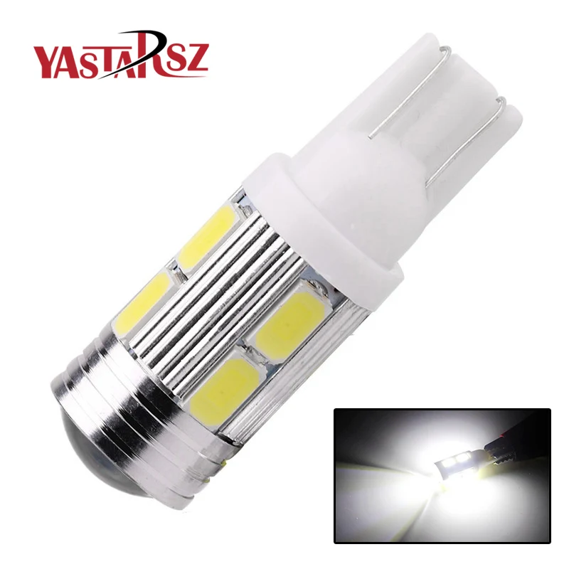 

1Pcs Auto LED T10 194 W5W 10 SMD 5730 LED Brake Light Bulb Turn Signal Lights Car styling Free shipping White Blue Red Yellow