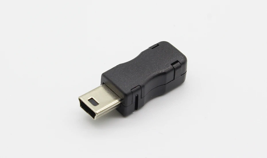 10 шт. Mini USB 5 Pin Т порт штекер разъем и пластиковая крышка для DIY дропшиппинг Лидер продаж