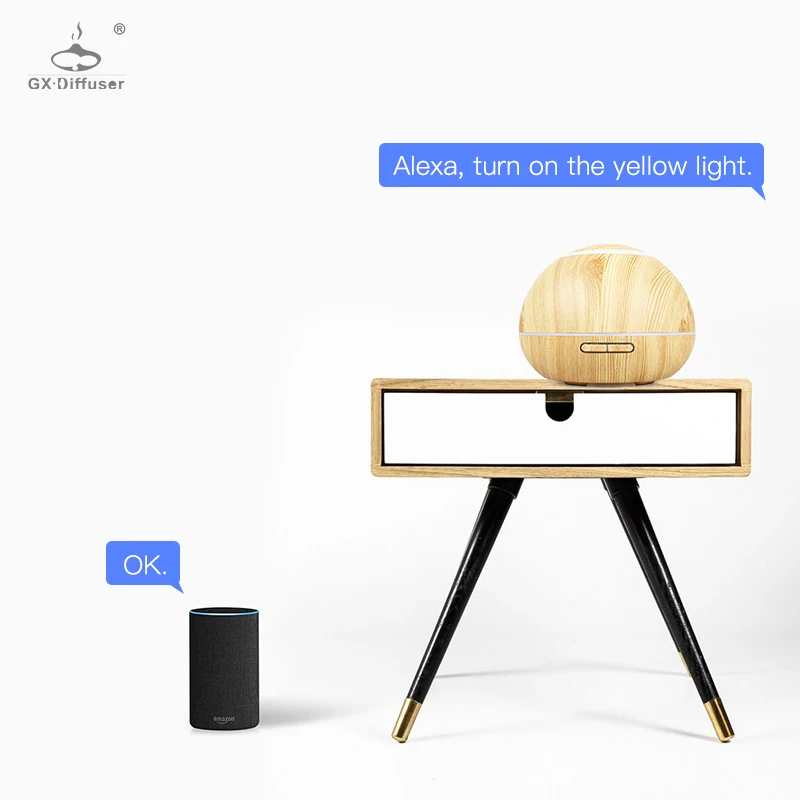 GX. Diffuser Timer Smart Wifi эфирное масло Ароматический диффузор Электрический увлажнитель
