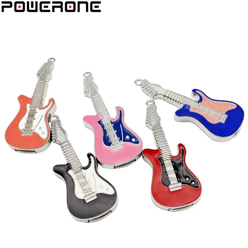 USB флеш накопитель POWERONE в форме электрогитары 4 64 Гб|USB флэш-накопители| |
