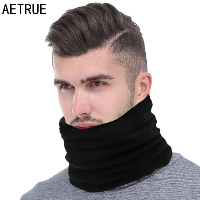 En todo el mundo Reacondicionamiento si puedes AETRUE-bufanda de punto con anillo para hombre y mujer, chal de cuello,  redecilla, cuello de urdimbre, bufandas cálidas de lana suave, moda de  invierno _ - AliExpress Mobile