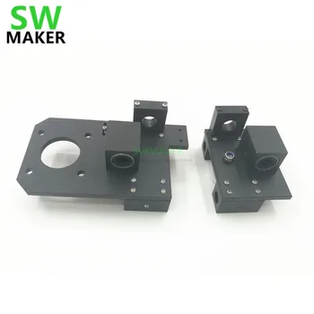 

Prusa I3 3D printer metal aluminum alloy X axis X-ENDIDLER +X-ENDMOTOR kit/set Reprap rework adjustable for TR8 lead scr