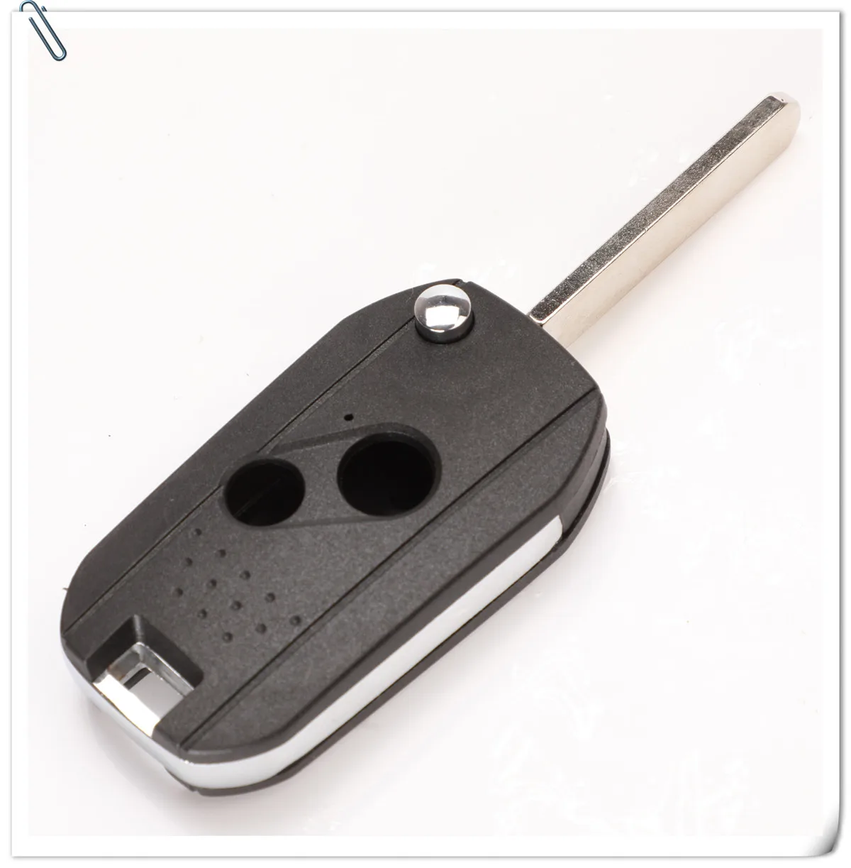 Keyforkess 20 pz/lotto modificato Flip Car Key Case Shell per Honda cr-v Civic Insight Ridgeline 2/3/4 pulsanti telecomando Fob Case -