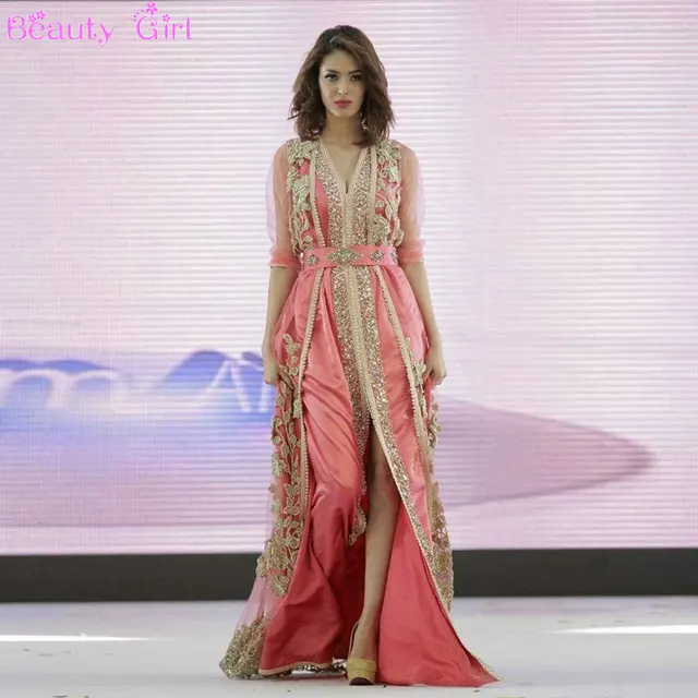 pink caftan