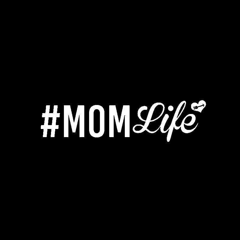 QYPF 15 5 см * 3 8 Мода # Mom Life Love виниловая наклейка на окна автомобиля Наклейка Декор