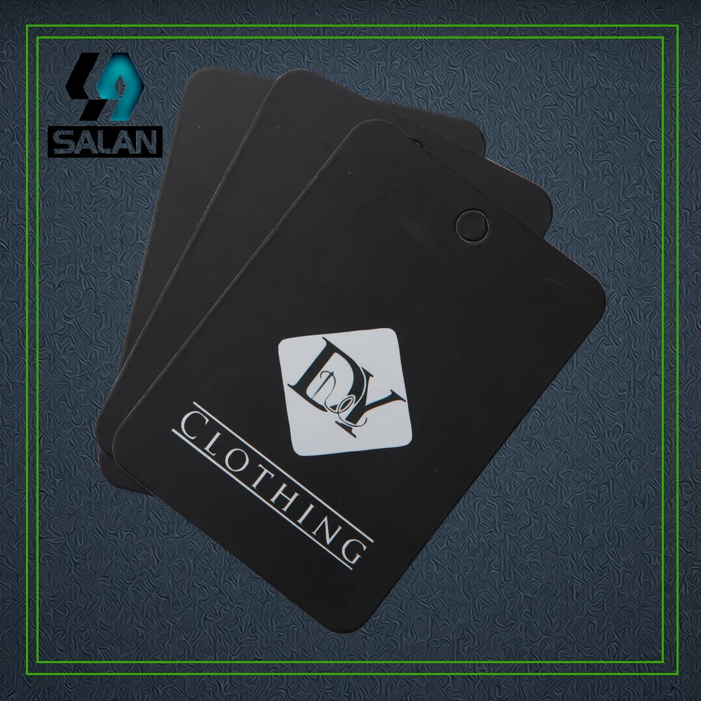 커스터마이즈 400gsm 골판지 종이 프린트 태그, 의류용, 제품 가격 라벨, 수하물, 스윙 태그, 선물용 명함