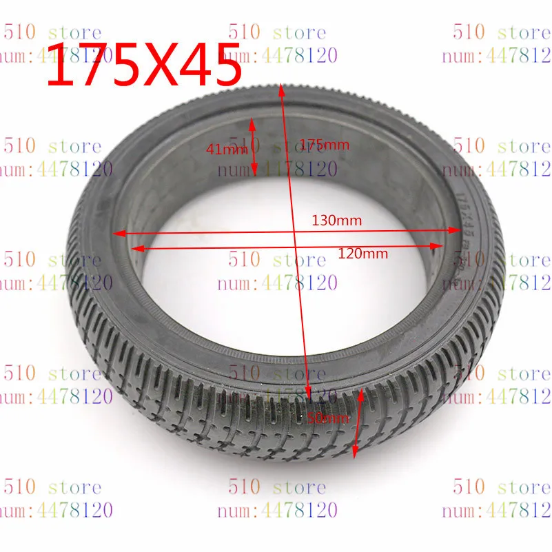 4/4. 6/5/5,5/5,5x2/6,0x2/165x45/175x45/8x2,125 цельнолитые резиновые шины подходит для электрического сбалансированного автомобиля электрический скутер ребенка