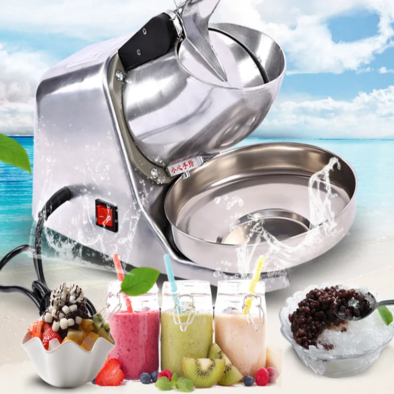 Commercial high-power household electric ice crusher ice block shaving machine shaved ice machine ZF