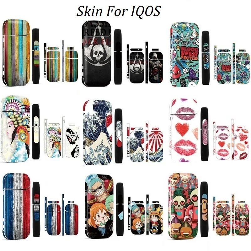 

13 Colors 3M Printing PVC Material Antidust Decorative Protective Cover Skin Sticker Case Sleeve Suitable For IQOS 2.4 Plus