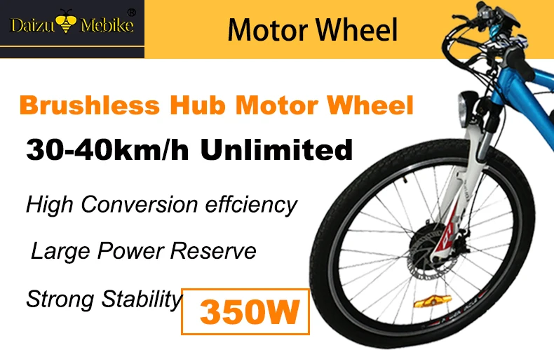 Clearance 48V Electric Bike Kit 350W Brushless Hub Motor Wheel Mountain Bicycle Ebike Kit LG Lithium Battery 26" 700C Bicycle Accessories 1