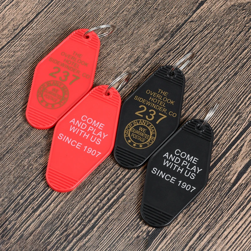 Us 1 32 46 Off Overlook Hotel Room 237 Keychain Black Red