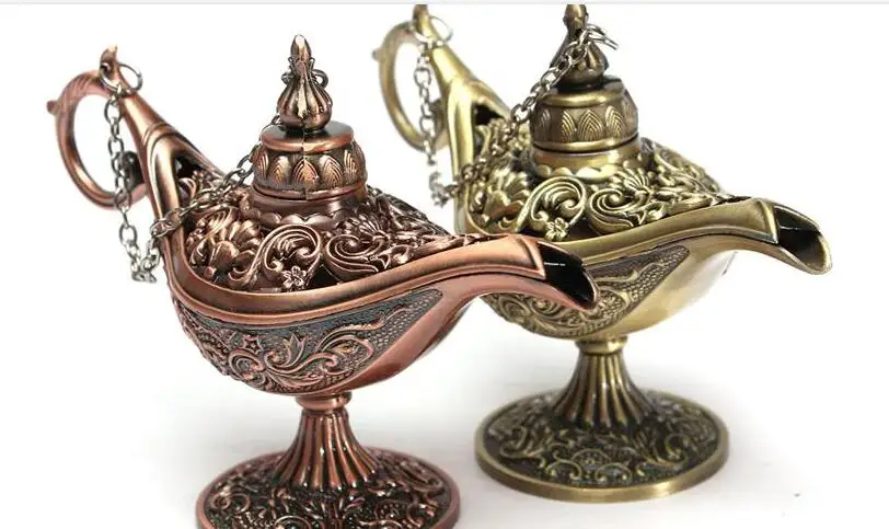 Magic Lamps Tea Pot Genie Lamp Vintage Toys Home  Gift Decorative Handmade