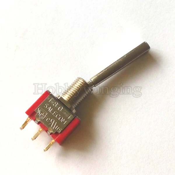 Free shipping WFLY Salecom T80 T Miniature Toggle Switch Reset Switch