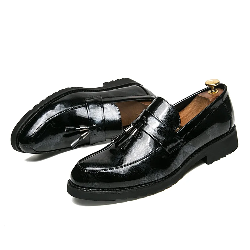 cool designer shoes men mixed colors tassel footwear luxury brand camouflage italian formal dress evening moccasins homme flats (10)