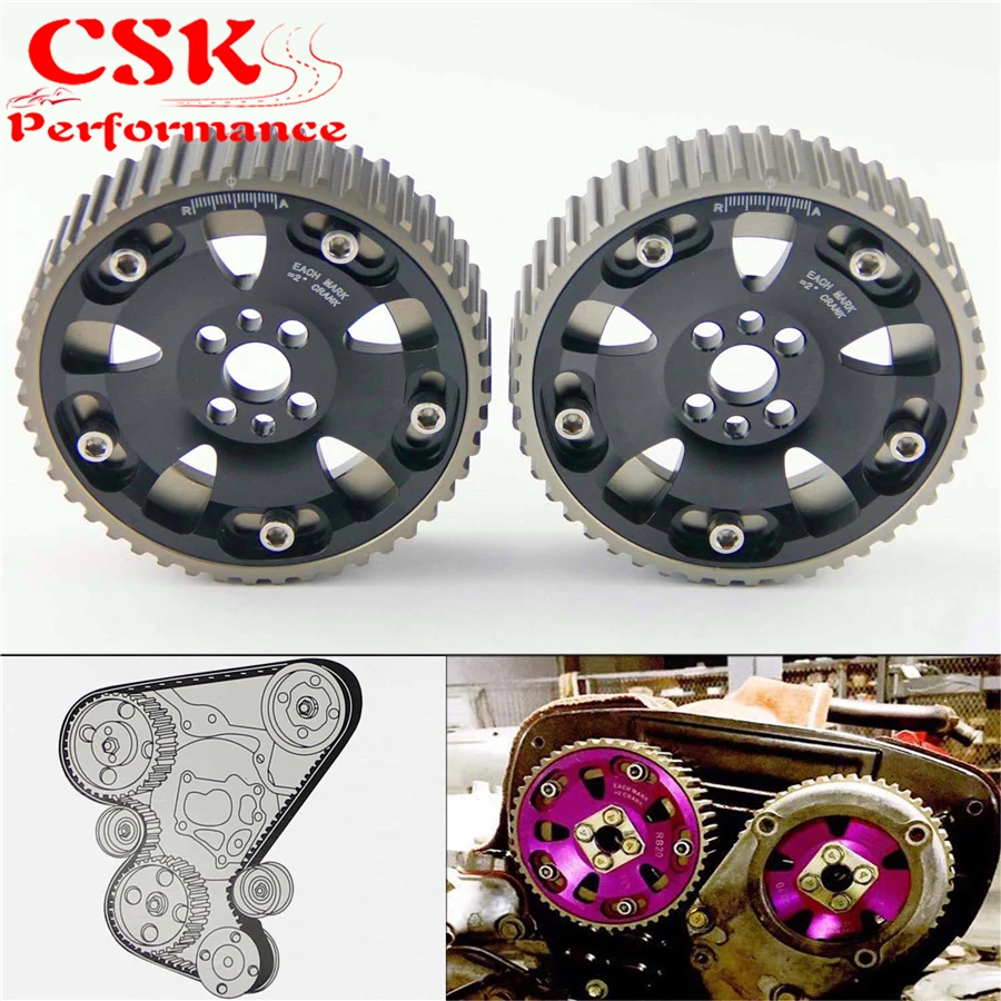 

Cam Gear Pulley Sprocket Kit For Nissan R32 R33 R34 RB20 RB25DET RB26DET Black