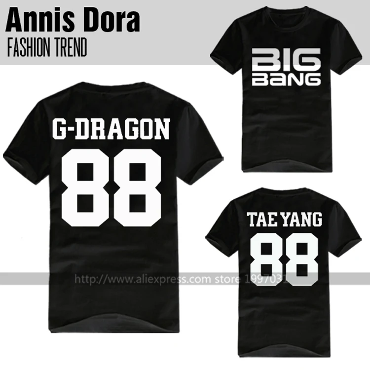 Kpop Yg Bigbang Gd G Dragon Taeyang T O P Daesung Seungri V I P Name Birthday Numbers Logo Short Sleeved T Shirt T Shirt Name T Shirt T Shirtbigbang Gd Aliexpress Kpop Yg Bigbang Gd G Dragon Taeyang T O P Daesung Seungri V I P Name Birthday Numbers Logo Short Sleeved T Shirt T Shirt Name T Shirt T Shirtbigbang Gd Aliexpress