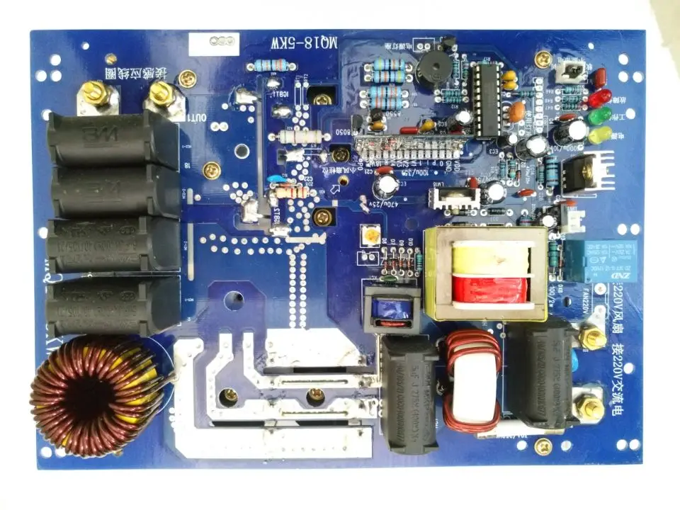 

5KW 5000W electromagnetic induction heating control panel support customized heating induction coil