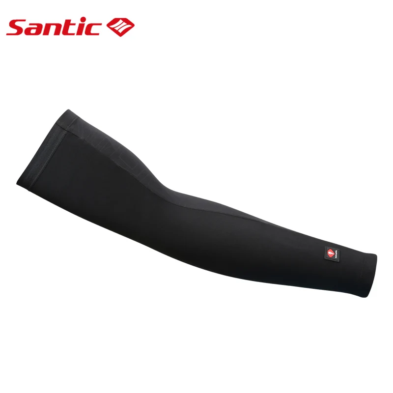 Santic Men Cycling Arm Warmers Anti-UV Protective Arm Sleeve Arm Sleeves Ciclismo Sport Accessories Asia S-XL 8C0909