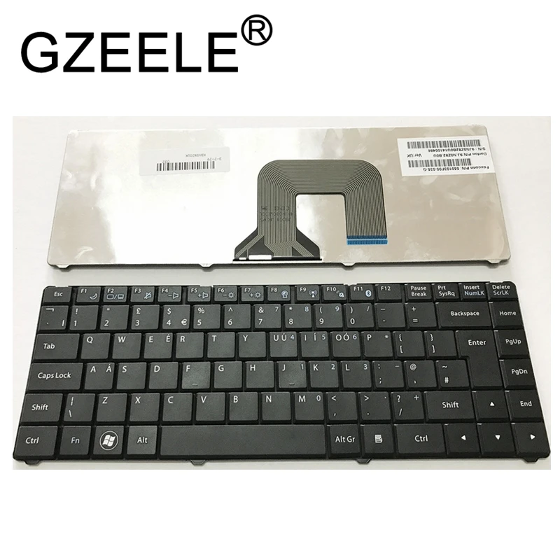 

GZEELE UK keyboard FOR Asus N20 N20V N20A N20HL S121 04GNPW1KUK00-3 9J.N0Z82.00U UK Replacement Laptop Keyboard 04GNPW1KUK00-3
