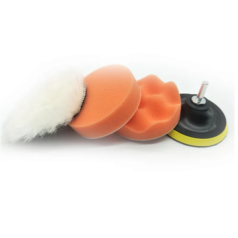 

2017 Hot New Arrival Car-styling Car Polisher Pad Buffer Gross Polish Polishing Kit Set Drill Adapter Wash brush tools