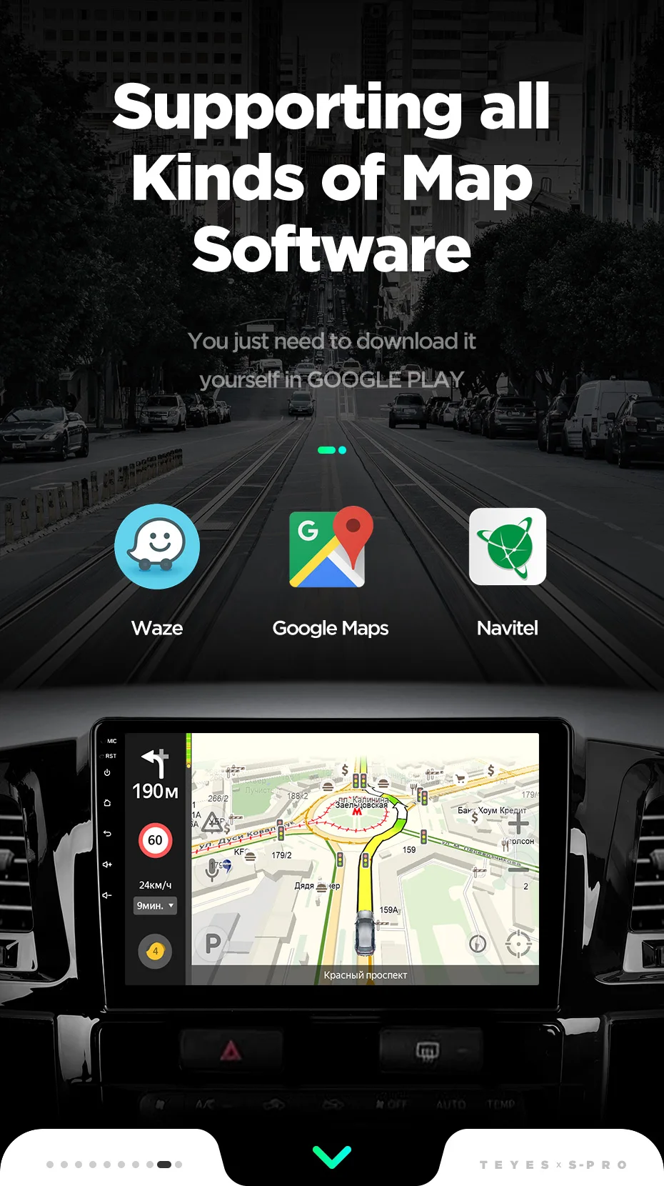 Flash Deal TEYES SPRO For Toyota Fortuner 2008-2014 Car Radio Multimedia Video Player Navigation GPS Android 8.1 Accessories Sedan No dvd 2 18