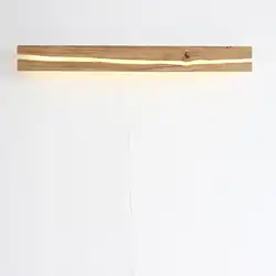 Черный Орех Дуб светодио дный светодиодный настенный светильник книжная полка Nordic креативные Деревянные Настенные светильники