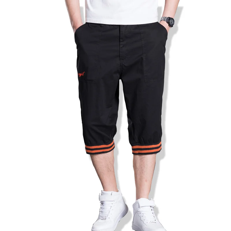 Новые летние модные мужские хлопковые шорты в повседневном стиле прямые мужские шорты джоггеры брюки шорты большие размеры, для мужчин 5XL