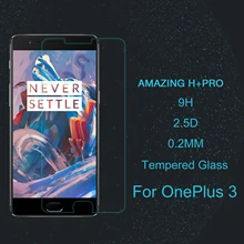 Amazing H+PRO Oneplus 3 Glass Film – Original Nillkin Nano Anti-Burst Tempered Glass Screen Protector for Oneplus 3