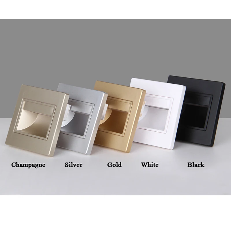  Recessed Led Stair Light 85-265V led wall Sconce lighting In Step Lamp stairway lamps warm / cool w - 32293351201